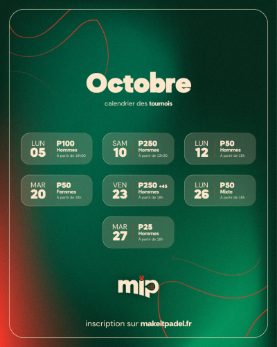 CALENDRIER-OCTOBRE